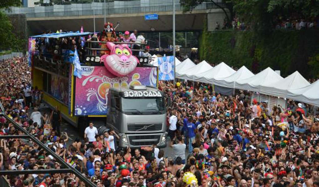 Carnaval na 23 de maio atrai mais de 1 milhão em SP (Foto: Rovena Rosa/Agência Brasil) Carnaval na 23 de maio atrai mais de 1 milhão em SP
