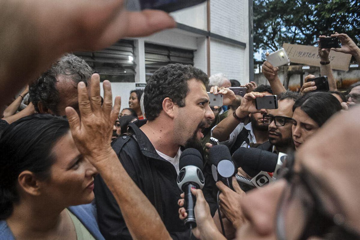 Boulos: iremos resistir o tempo que for preciso (Foto: Mídia Ninja) Boulos: iremos resistir o tempo que for preciso