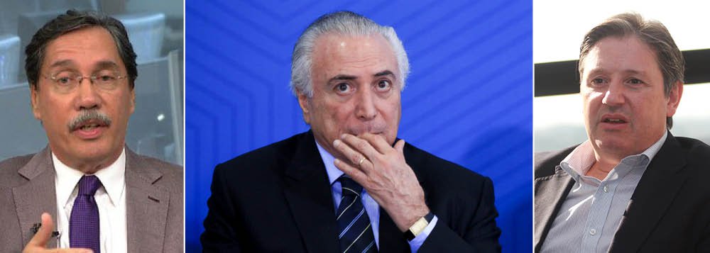 Merval confirma: homem da mala delatou Temer (Foto: Fotos: Presidência/Franklin de Freitas) Merval confirma: homem da mala delatou Temer