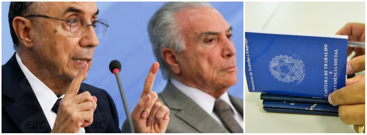 País tem menor número de trabalhadores com carteira assinada desde 2012 (Foto: Esq.: Beto Barata - PR / Dir.: ABR) País tem menor número de trabalhadores com carteira assinada desde 2012