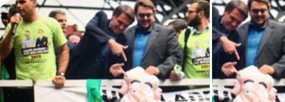 Bolsonaro, o incitador, simula “tiro” na cabeça de Lula Bolsonaro, o incitador, simula “tiro” na cabeça de Lula