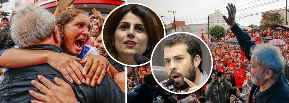 Boulos e Manuela se unem a Lula em frente antifascista Boulos e Manuela se unem a Lula em frente antifascista