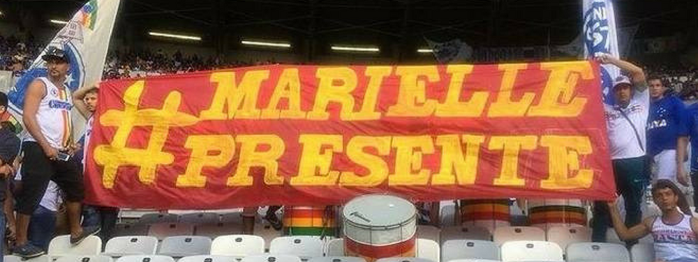 Manifestações em homenagem a Marielle são proibidas em estádios Manifestações em homenagem a Marielle são proibidas em estádios