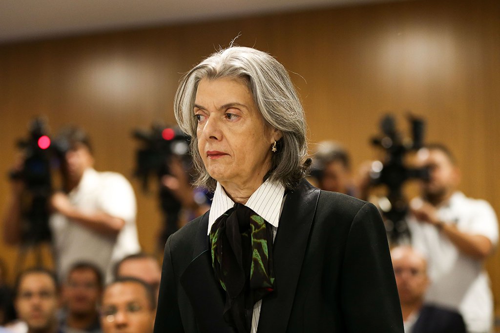 Justiça do espetáculo prestou socorro a Cármen Lúcia (Foto: Marcelo Camargo/Agência Brasil) Justiça do espetáculo prestou socorro a Cármen Lúcia