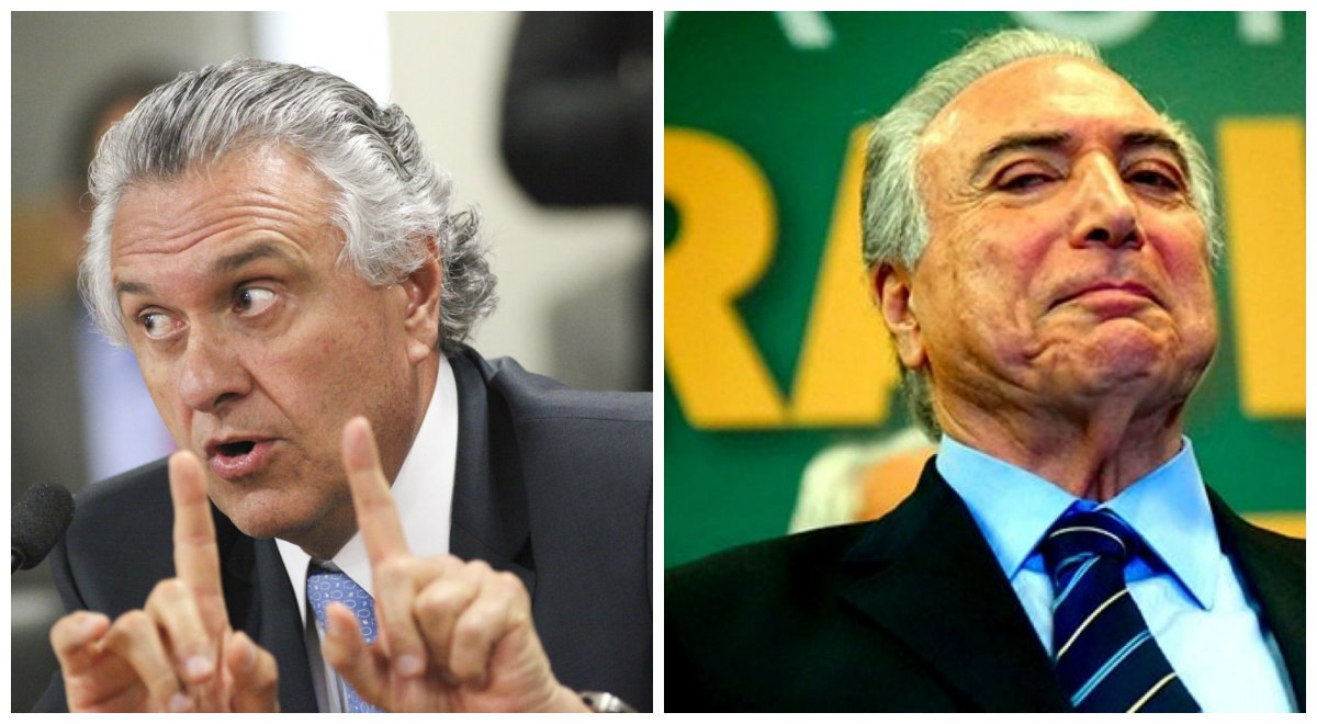 Caiado diz que Temer é envolvido com negociata Caiado diz que Temer é envolvido com negociata