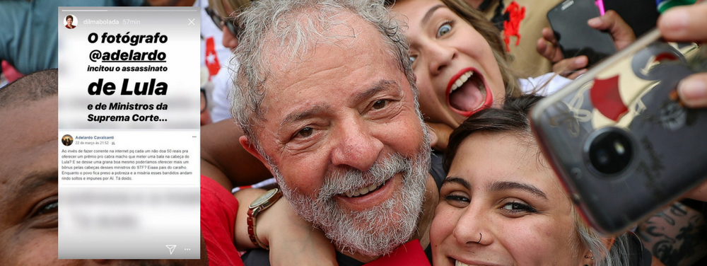 Dilma Bolada denuncia fotógrafo que prega nas redes assassinato de Lula Dilma Bolada denuncia fotógrafo que prega nas redes assassinato de Lula