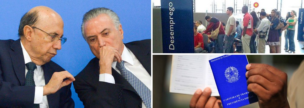Temer e Meirelles fracassam e meta de empregos fica em 20% do previsto Temer e Meirelles fracassam e meta de empregos fica em 20% do previsto