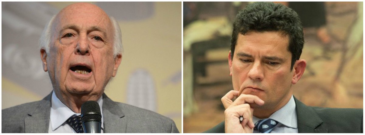 Bresser-Pereira: Moro é mais do que parcial (Foto: Esq.: Divulgação / Dir.: Lula Marques - Ag. PT) Bresser-Pereira: Moro é mais do que parcial