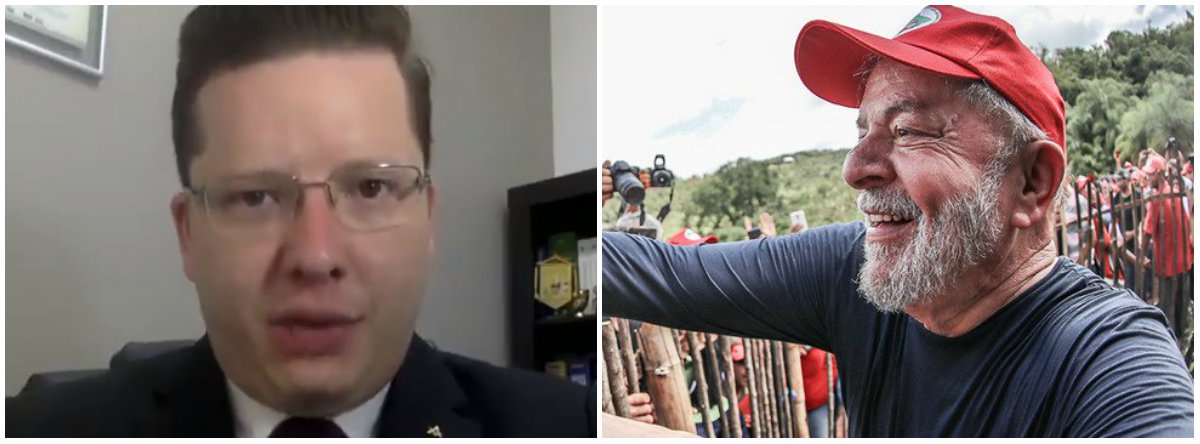Advogado quer “inelegibilidade já”, mas dizia que Lula podia fazer campanha livremente (Foto: Esq.: Reprodução / Dir.: Stuckert) Advogado quer “inelegibilidade já”, mas dizia que Lula podia fazer campanha livremente
