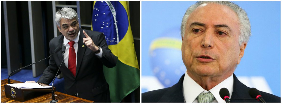 Humberto Costa disseca o fracasso do governo Temer (Foto: Marcelo Camargo - ABR) Humberto Costa disseca o fracasso do governo Temer