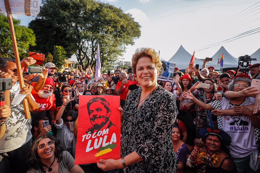 Dilma: Lula está preso porque a Justiça deixou de ser imparcial (Foto: Stuckert) Dilma: Lula está preso porque a Justiça deixou de ser imparcial