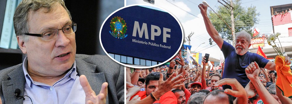 Aragão: MP que combate Lula reflete classe média que age pelo fígado Aragão: MP que combate Lula reflete classe média que age pelo fígado
