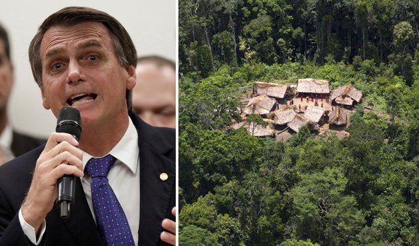 Bolsonaro promete liberar garimpo em áreas quilombolas e indígenas Bolsonaro promete liberar garimpo em áreas quilombolas e indígenas