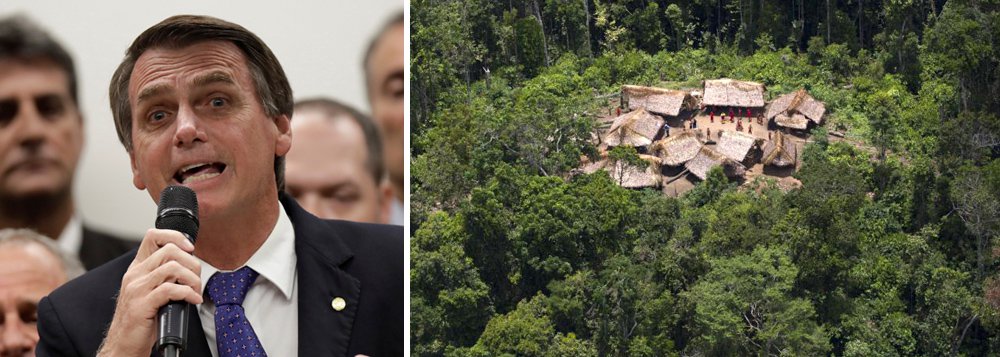 Bolsonaro promete liberar garimpo em áreas quilombolas e indígenas Bolsonaro promete liberar garimpo em áreas quilombolas e indígenas