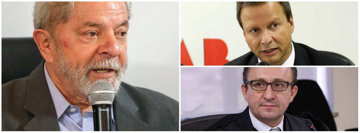 HC do Lula: OAB, em cima do muro, se omite (Foto: Esq.: Stuckert / Dir.: em cima (Divulgação); embaixo (Sylvio Sirangelo)) HC do Lula: OAB, em cima do muro, se omite