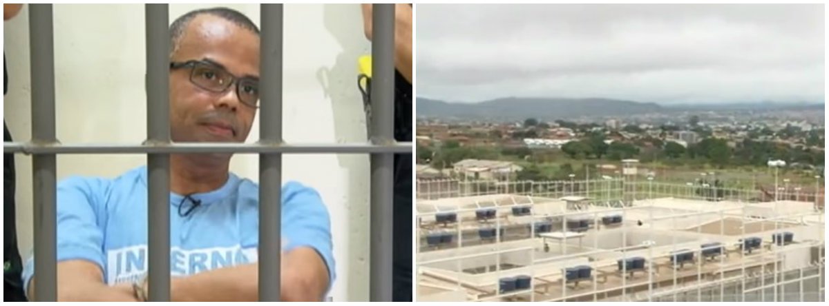 Presídio em Goiás libera por engano detento que já atuou com Beira-Mar (Foto: Reprodução) Presídio em Goiás libera por engano detento que já atuou com Beira-Mar