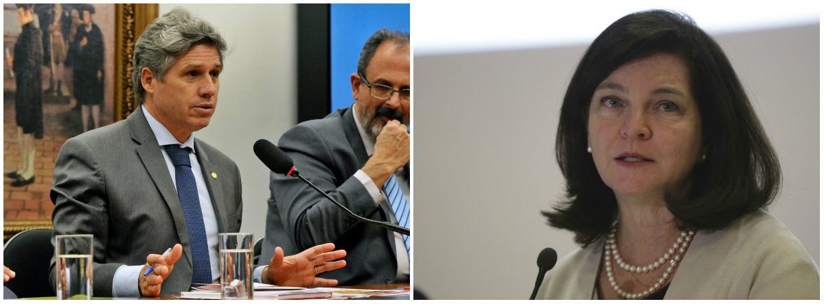 Teixeira dá lição sobre democracia a Raquel Dodge (Foto: Esq.: Luis Macedo / Dir.: Fabio Pozzebom - ABR) Teixeira dá lição sobre democracia a Raquel Dodge