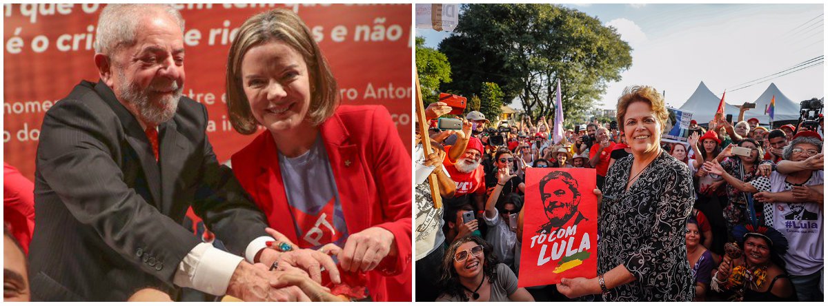 Dilma e Gleisi vão a Cuba expor situação de Lula no Foro de São Paulo (Foto: Esq.: Stuckert) Dilma e Gleisi vão a Cuba expor situação de Lula no Foro de São Paulo