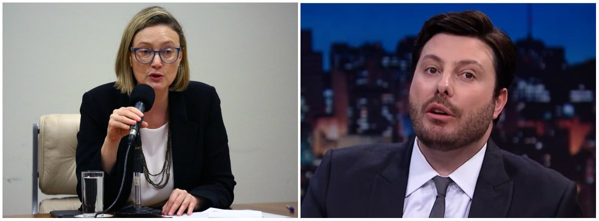TJ-RS mantém condenação de Gentili por danos morais contra Maria do Rosário (Foto: Esq.: Lúcio Bernardo Jr / Dir.: Reprodução) TJ-RS mantém condenação de Gentili por danos morais contra Maria do Rosário