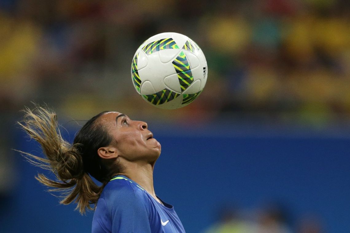 Atacante Marta é a nova embaixadora da ONU Mulheres (Foto: Bruno Kelly TPX/Reuters/Agência Brasil) Atacante Marta é a nova embaixadora da ONU Mulheres