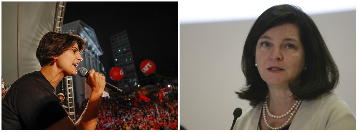 Manuela: postura de Dodge sobre Favreto consolida estado de exceção (Foto: Esq.: Stuckert / Dir.: Fabio Pozzebom - ABR) Manuela: postura de Dodge sobre Favreto consolida estado de exceção