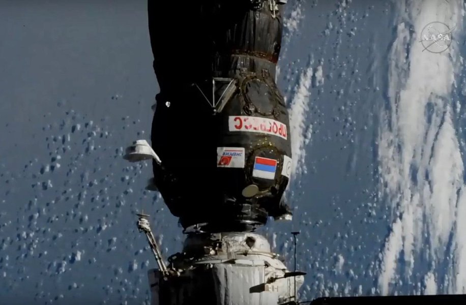 Rússia leva nave de carga da Terra para estação espacial em menos de 4 horas Rússia leva nave de carga da Terra para estação espacial em menos de 4 horas