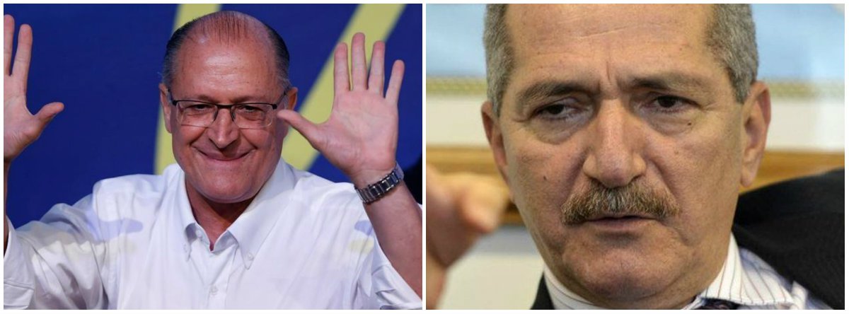Alckmin sonda Rebelo para ser seu vice (Foto: Esq.: Reuters / Dir.: Wilson Dias - ABR) Alckmin sonda Rebelo para ser seu vice