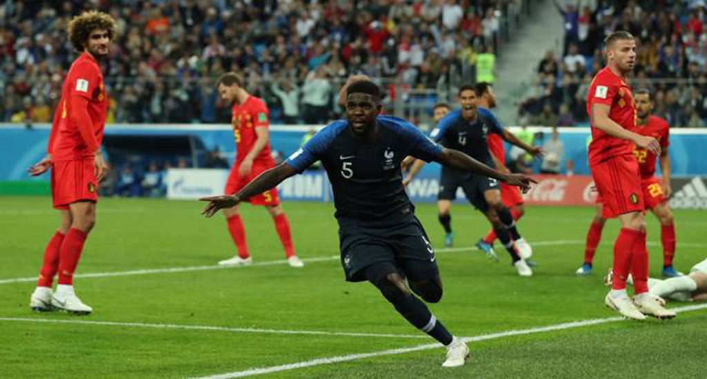França vence Bélgica por 1x0 e está na final da Copa (Foto: REUTERS/Lee Smith) França vence Bélgica por 1x0 e está na final da Copa