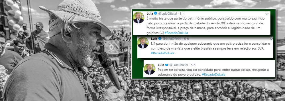 Tijolaço: venda do Brasil é a maior angústia de Lula na prisão Tijolaço: venda do Brasil é a maior angústia de Lula na prisão