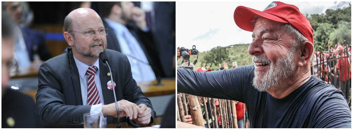 Bohn Gass: a extraordinariedade prova que Lula é preso político (Foto: Esq.: Alex Ferreira - Câmara / Dir.: Stuckert) Bohn Gass: a extraordinariedade prova que Lula é preso político