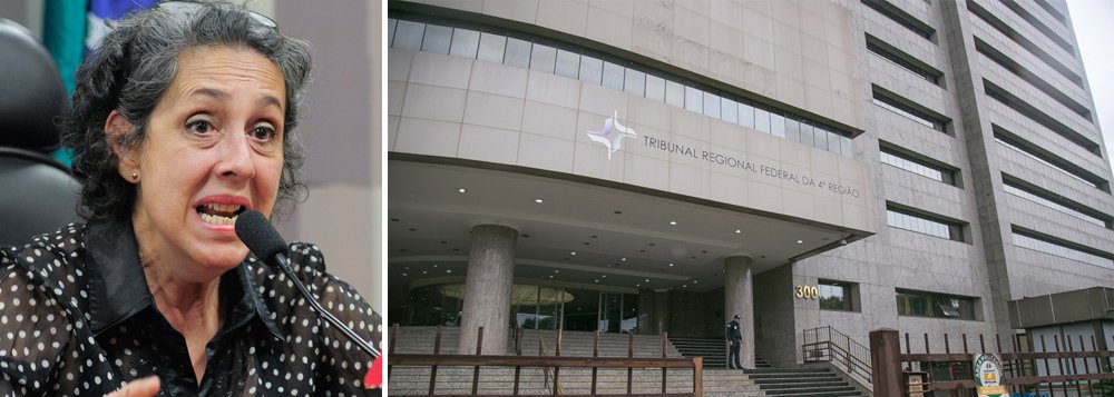 “TRF-4 só autoriza decisão de juiz antipetista”, diz professora da UnB “TRF-4 só autoriza decisão de juiz antipetista”, diz professora da UnB