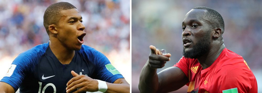 Começam as semifinais da Copa: França e Bélgica Começam as semifinais da Copa: França e Bélgica