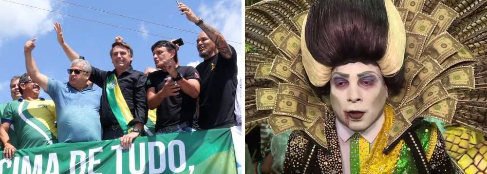 Bolsonaro está mais para Vampirão que para presidente Bolsonaro está mais para Vampirão que para presidente