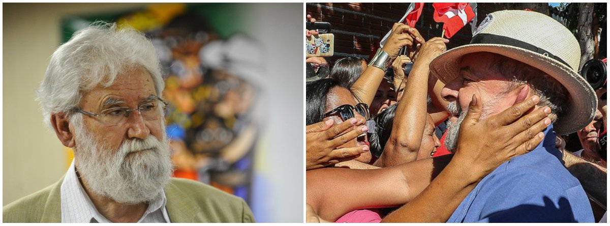 Boff: mais importante que ganhar a Copa é Lula ganhar a liberdade (Foto: Esq.: ABR / Dir.: Stuckert) Boff: mais importante que ganhar a Copa é Lula ganhar a liberdade