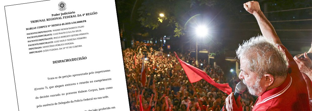Desembargador peita Moro e manda crumprir ordem de soltar Lula Desembargador peita Moro e manda crumprir ordem de soltar Lula