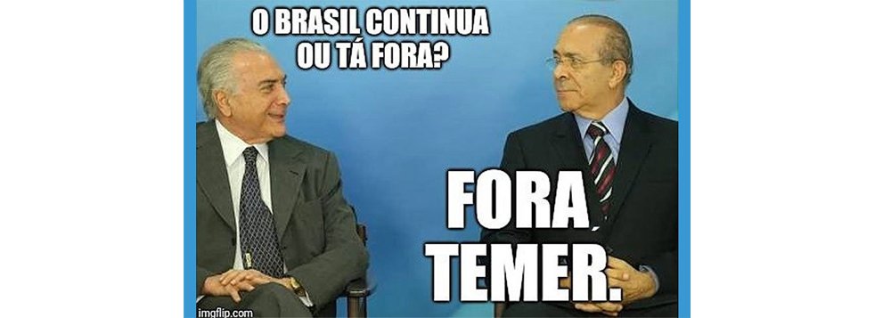 Depois do jogo, vêm os memes e recomeça o coro de 'Fora, Temer' Depois do jogo, vêm os memes e recomeça o coro de 'Fora, Temer'