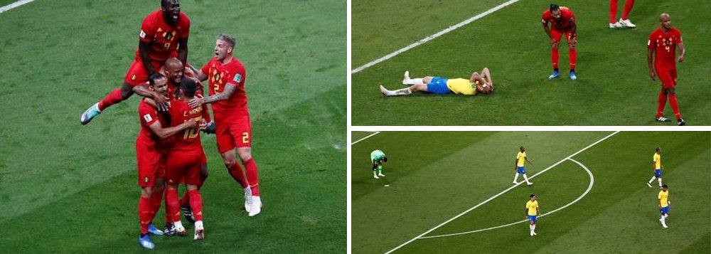 Brasil cai diante do timaço da Bélgica (Foto: Murad Sezer/Reuters) Brasil cai diante do timaço da Bélgica
