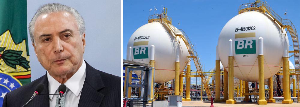 Apesar de Temer, Petrobras resiste e amplia produção de gás natural Apesar de Temer, Petrobras resiste e amplia produção de gás natural