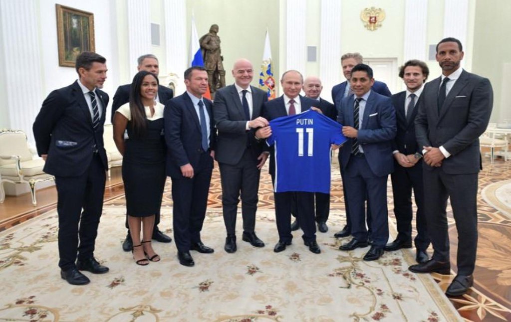 Putin: Copa acabou com estereótipos sobre a Rússia (Foto: Sputnik-Alexei Druzhinin-Kremlin via REUTERS) Putin: Copa acabou com estereótipos sobre a Rússia