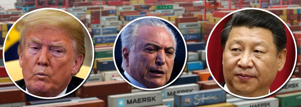 Começa guerra do século 21; China é maior parceiro do Brasil, mas golpistas vendem país aos EUA Começa guerra do século 21; China é maior parceiro do Brasil, mas golpistas vendem país aos EUA