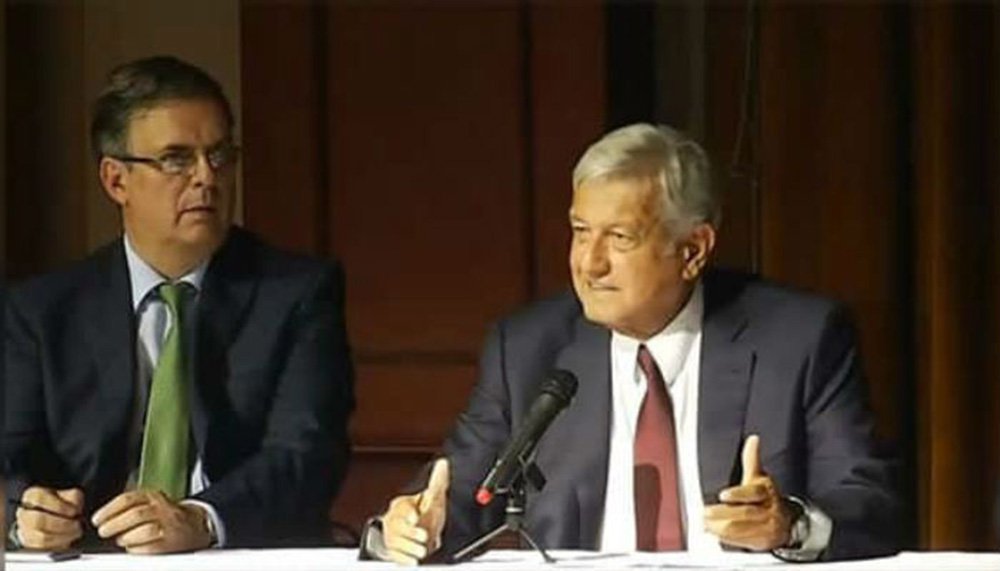 López Obrador apresenta futuro chanceler mexicano López Obrador apresenta futuro chanceler mexicano