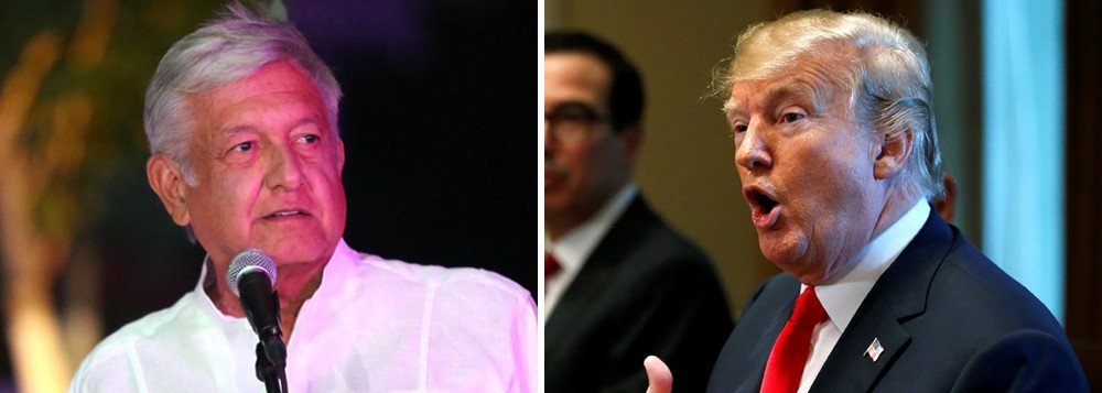 López Obrador convidará Trump para sua posse López Obrador convidará Trump para sua posse