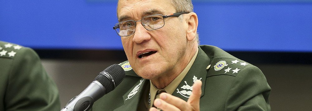 Intervenção seria feita apenas para ‘manter democracia’, diz chefe do Exército (Foto: Marcelo Camargo - ABR) Intervenção seria feita apenas para ‘manter democracia’, diz chefe do Exército