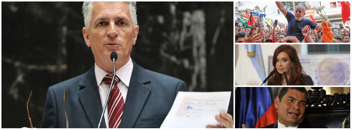 Correia: ‘até quando a América Latina será alvo de agressões abertas?’ (Foto: Esq.: Wilson Dias - ABR / Dir.: em cima (Rafael Ribeiro); meio (Daniel Vides); embaixo (Alzar Rades)) Correia: ‘até quando a América Latina será alvo de agressões abertas?’