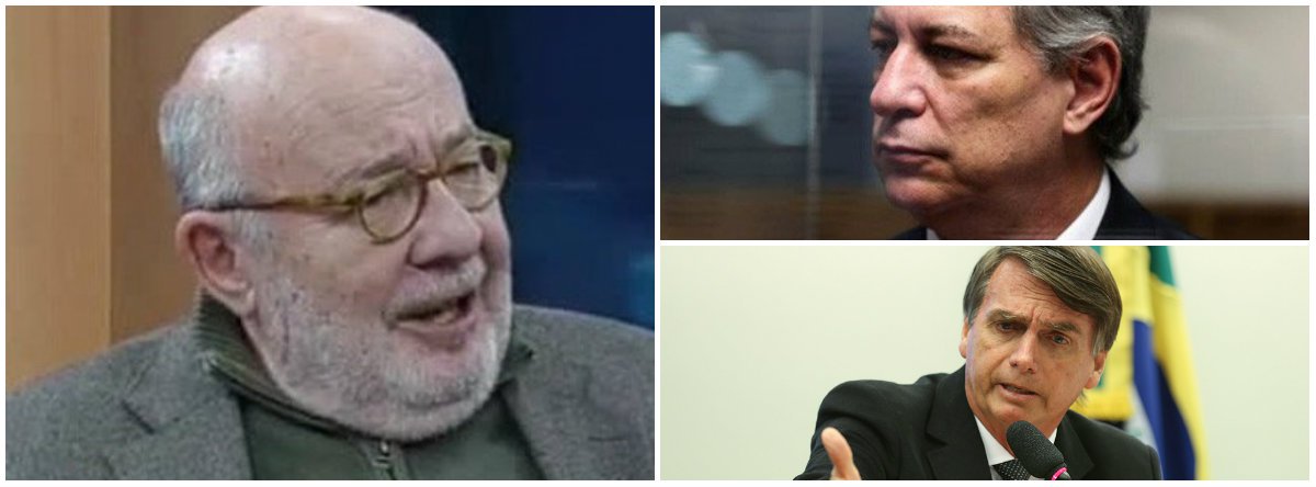 Kotscho: para empresários de Bolsonaro, Ciro assume papel de Lula como inimigo (Foto: Dir.: embaixo (Fabio Pozzebom - ABR)) Kotscho: para empresários de Bolsonaro, Ciro assume papel de Lula como inimigo