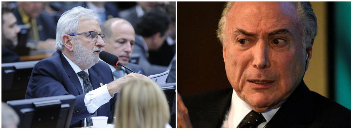 Valente: Temer faz um governo delinquente (Foto: Esq.: Alex Ferreira - Câmara / Dir.: Darren Ornitz - Reuters) Valente: Temer faz um governo delinquente