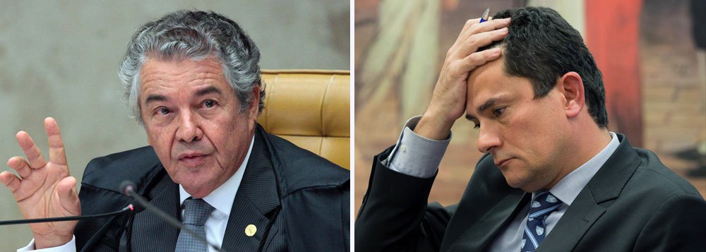 Marco Aurélio, do STF, diz que Moro agiu fora da lei contra Lula Marco Aurélio, do STF, diz que Moro agiu fora da lei contra Lula
