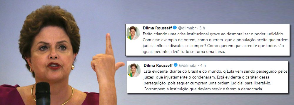 Dilma: juízes corrompem Judiciário e ferem democracia Dilma: juízes corrompem Judiciário e ferem democracia