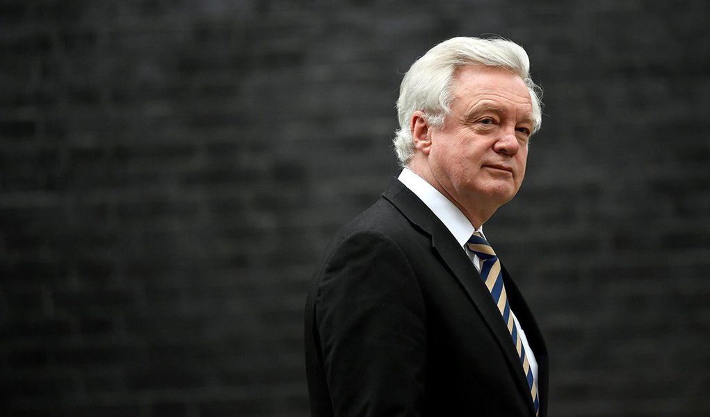Ministro britânico do Brexit renuncia (Foto: REUTERS/Toby Melville) Ministro britânico do Brexit renuncia