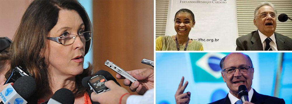 Helena Chagas: FHC é mais Marina que Alckmin Helena Chagas: FHC é mais Marina que Alckmin